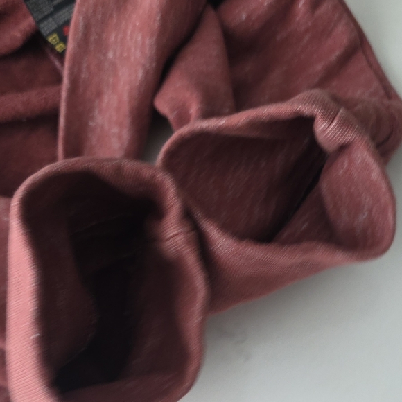 Hudson Jeans Men's Maroon Zip-Up Sweater - Picture 8 of 12